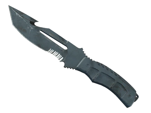 ★ Survival Knife | Night Stripe (Battle-Scarred)